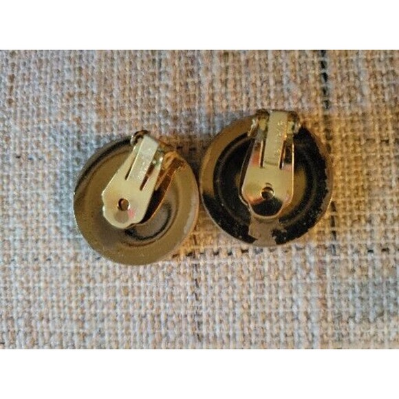 VINTAGE BERGERE FAUX LEOPARD BRACELETS & CLIP EARRINGS SET - Picture 3 of 7